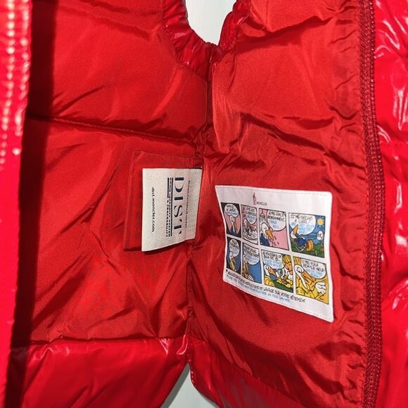MONCLER UNISEX KIDS BERNARD GILET RED VEST LIKE NEW 2Y - Picture 10 of 15